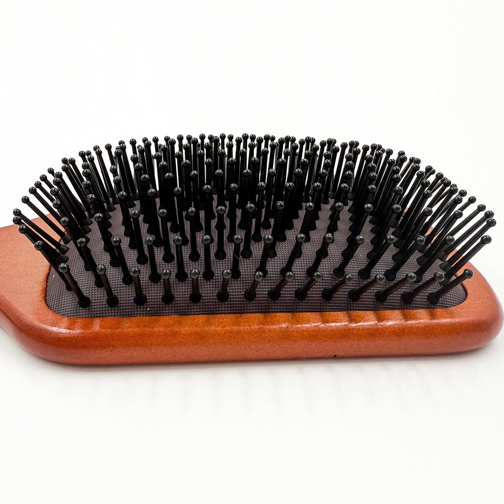 Hair Loving Wooden Paddle Brush – Effortless Detangling &amp; Gentle Scalp Stimulation